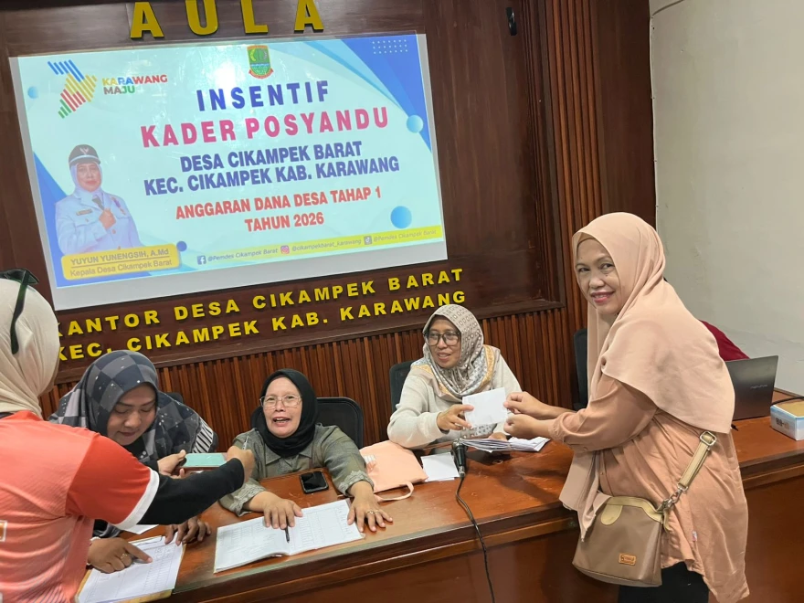 Pembagian Insentif Kader Posyandu Tahun 2026